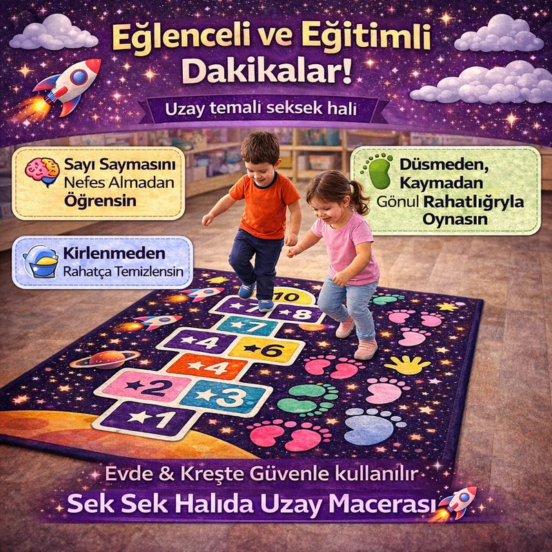 Akıllı Adımlar™ Eğitici Seksek Halısı